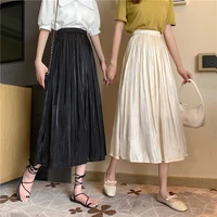 cheap wholesale 2021 spring summer new fashion casual sexy women skirt woman female ol mid length skirt pleated skirt vy6919