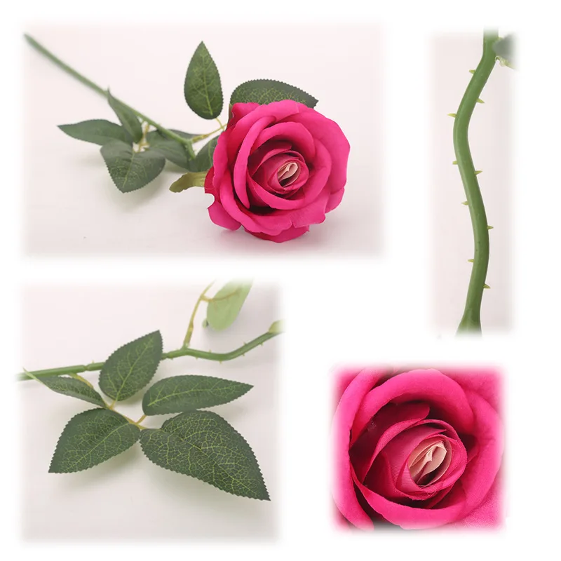 Искусственные цветы 3 шт. свадебное украшение высокого качества букет невесты