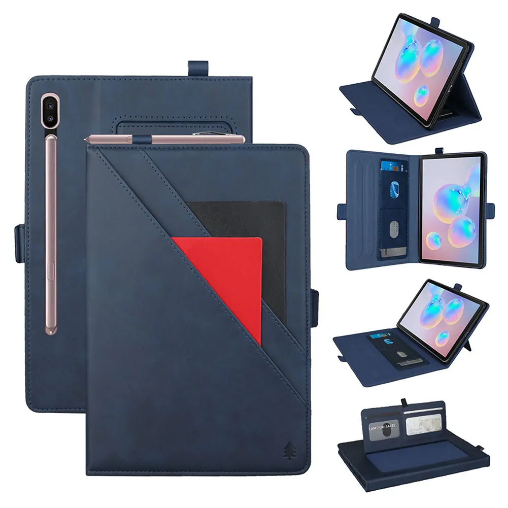 Кожаный чехол для планшета Samsung Galaxy Tab S6 диагональю 10 5 дюйма SM T860 2019
