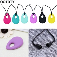 6 pcs baby teether sensory chew necklace for teething autism biting chewing baby care bpa free