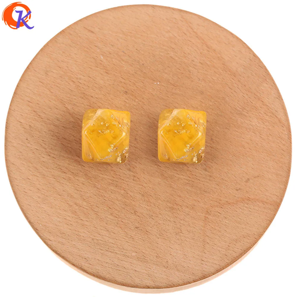 

Cordial Design 16x16MM 100pcs Jewelry Accessories/Resin Beads/Glitter Powder In Bead/Earring Findings/Hand Made/DIY Beads Making