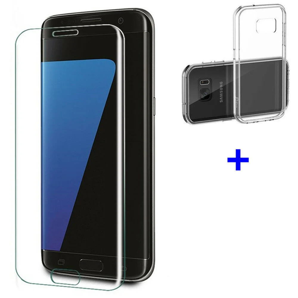 

Film Protection VERRE Tremp 3D For Samsung Note8 Note9 S8 S9 S6/S7/Edge + Coque TPU