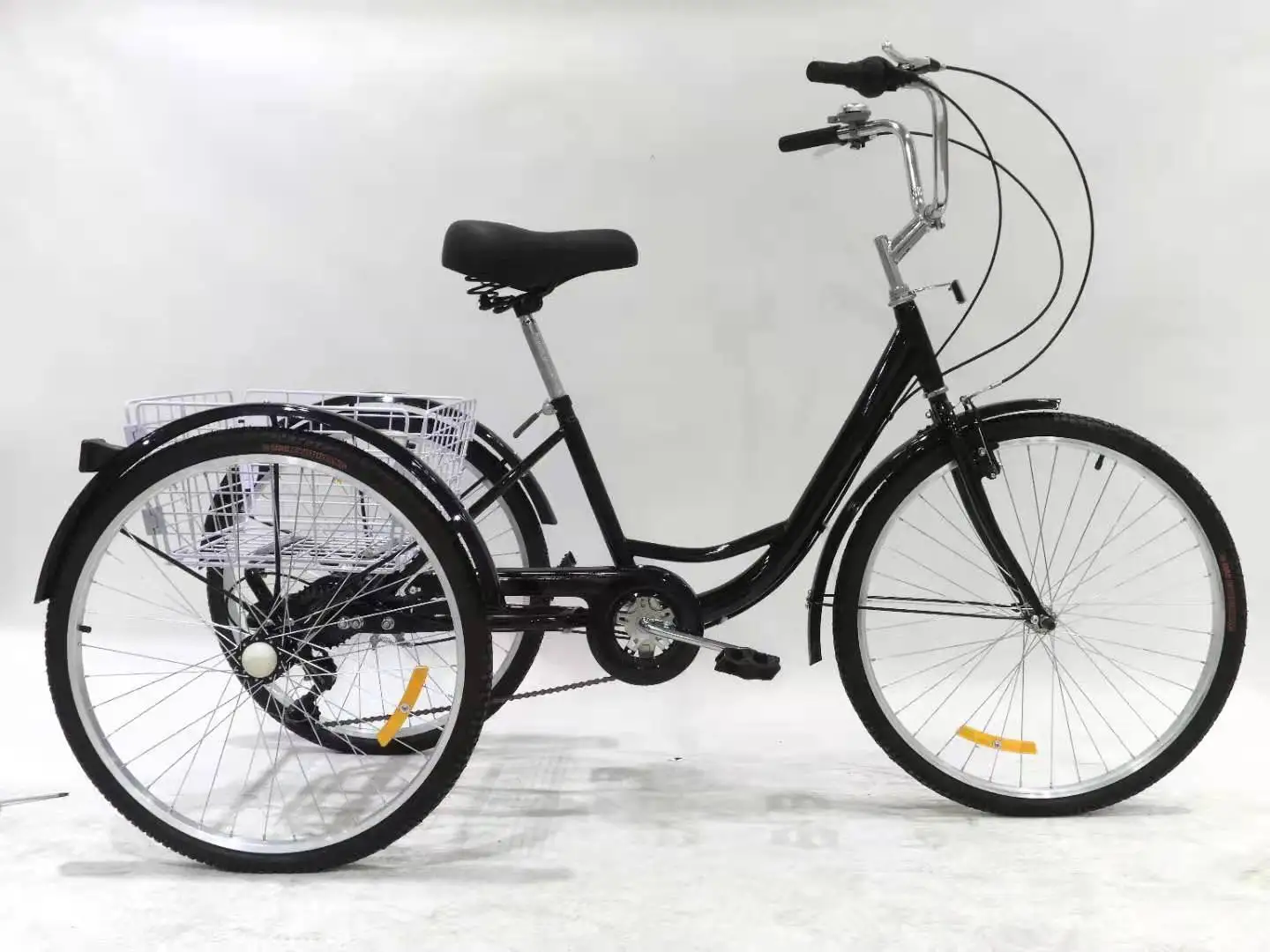 Электрический 3-х колесный грузовой велосипед 250 Вт 24-дюймовый дорожный скутер