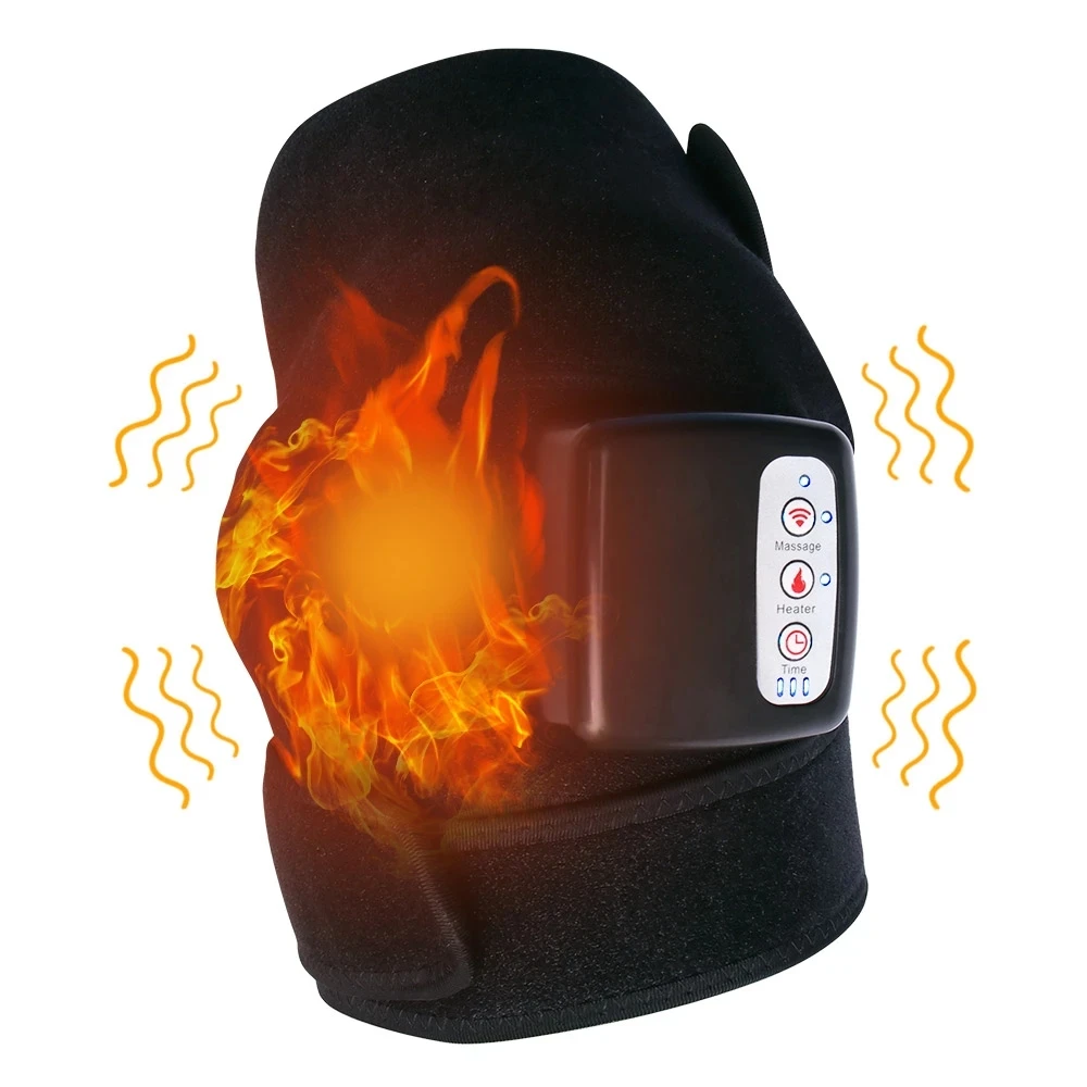

Electric Heating Knee Massager Far Infrared Joint Brace Support Vibrador Back Shoulder Massager Elbow Knee Treatment Massageador