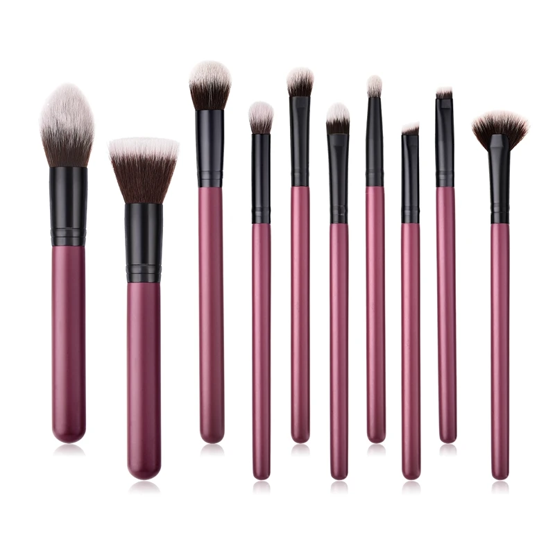 

10PCS Professional Makeup Brushes Set Foundation Eyebrow Eyeliner Blush Cosmetic Concealer Brush Foundation Sets