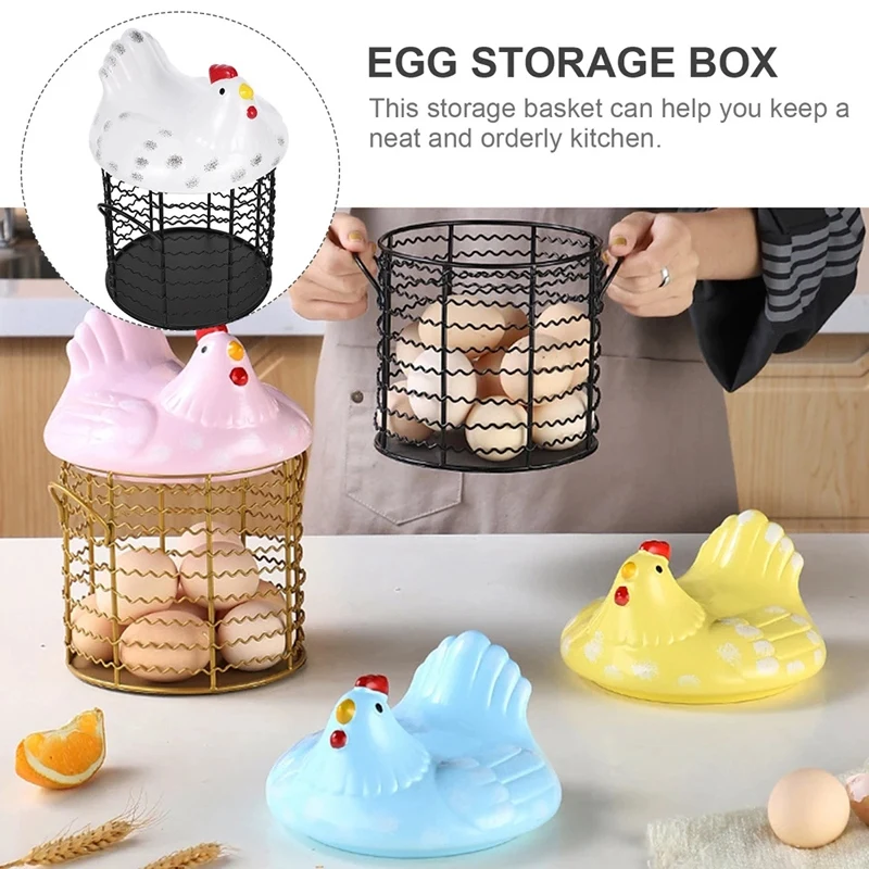 

Creative Egg Holder Egg Storage Box Multifunctional Fruit Basket Kitchen Basket
