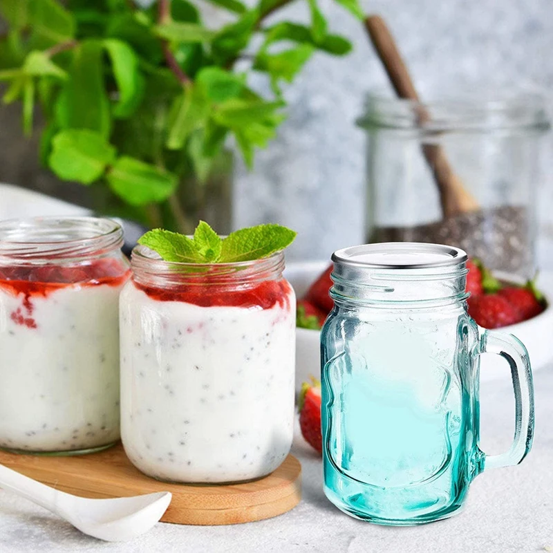 

50 Pcs Canning Lids, Split-Type Lids, Regular Mason Jar Lids, Leak Proof and Secure Canning Jar Caps( 2.76Inch)