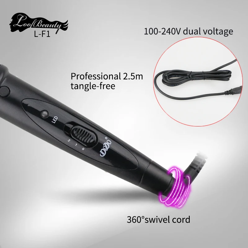 

5 In 1 Flat Iron Curling Iron Ceramic Hair Curler and Straightener Dual Voltage Styling Tools for Travelling Portable Useing