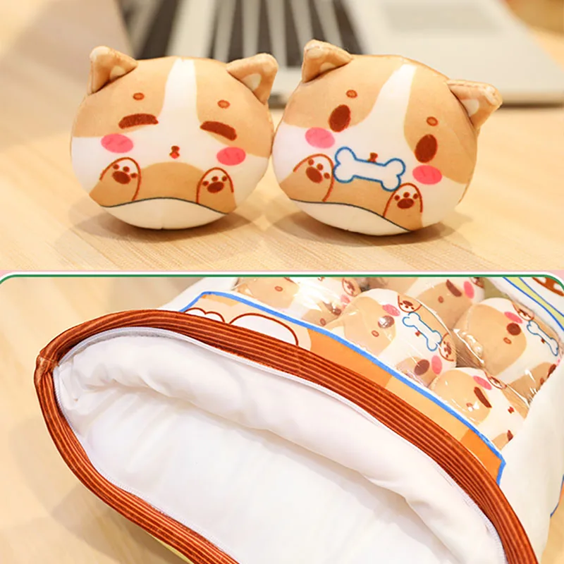

8pcs/lot Kawaii Hamster/Shiba/Avocado Snack Plush Dolls Stuffed Animal/Fruit Bunny Chair Cushion/Pillow Kids Birthday Gifts