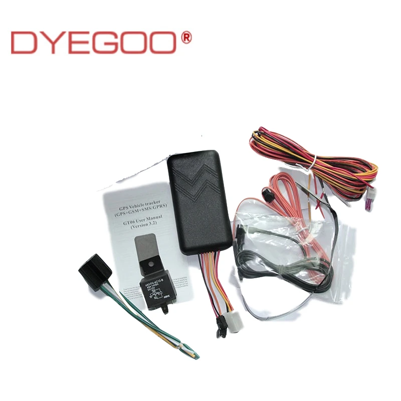 DYEGOO автомобиль Google gps трекер GT06 Android IOS с масляной огранкой Funciton отслеживание в реальном времени мониторинг и ACC SOS сигнализация