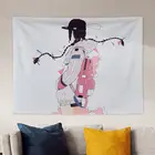 Домашний декор, гобелен Kawaii, аниме, фон для комнаты, настенный, хиппи, домашний декор, милый Декор для комнаты, Декор, настенная роспись, makrama, пляжный коврик