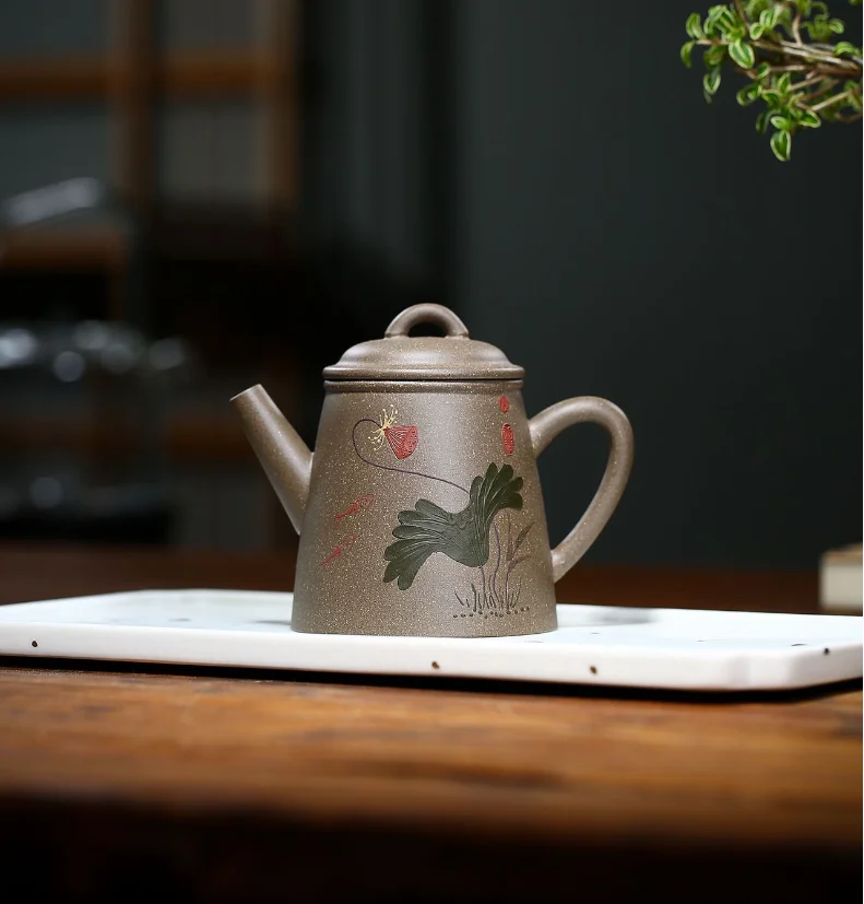 

He Xiang Qin Quan China Kettle Ceramic Teapot For Tea Puer Oolong Tea Set Handmade