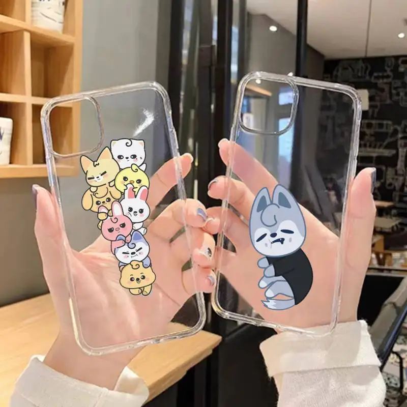 ruichi hot kpop stray kids skzoo phone case for samsung galaxys20 s21 s30 fe lite plus a21 a51s note20 transparent shell free global shipping