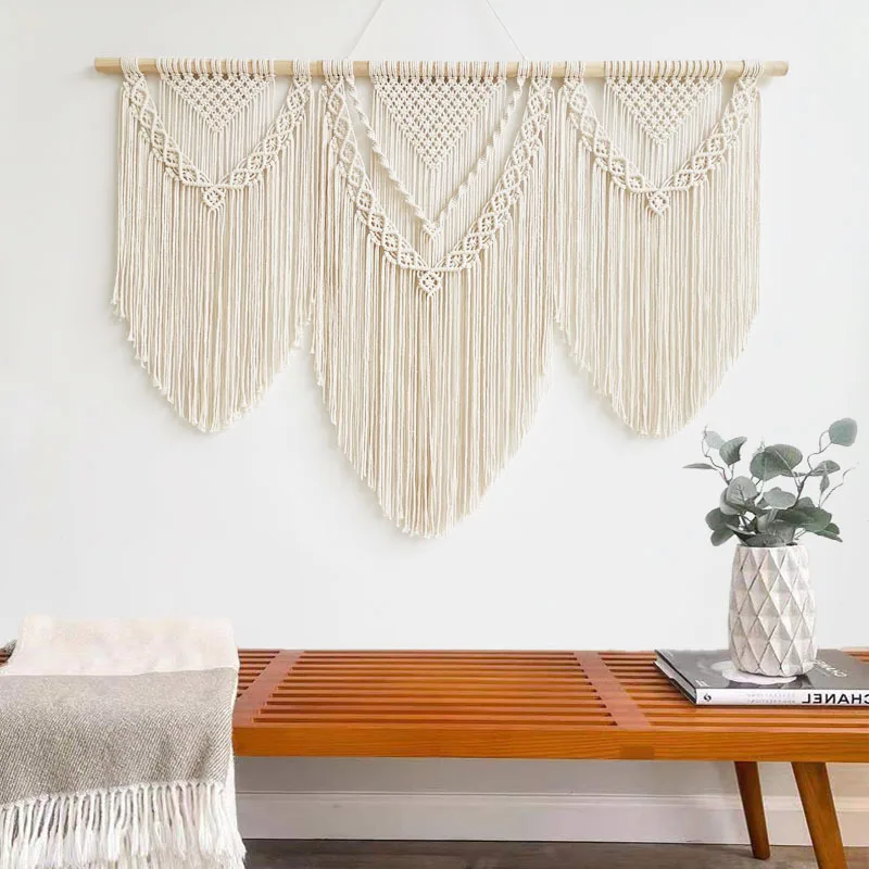 

New Bohemian Tapestry Hand-woven Ornaments Simple Decorative Partition Curtain