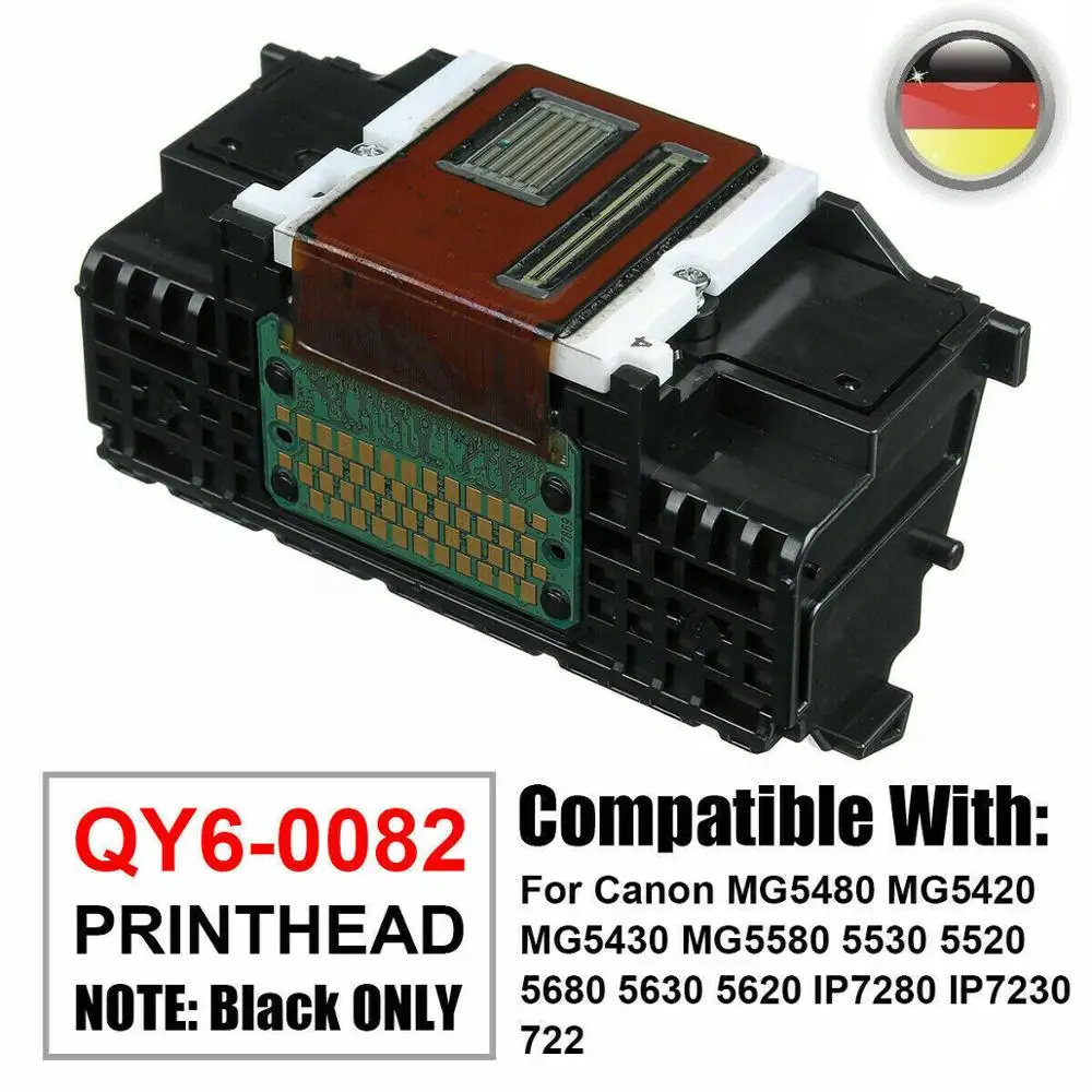Только черная QY6-0082 печатающая головка Печатающая для Canon MG5520 MG5540 MG5550 MG5650 MG5740 MG5750