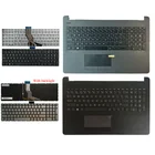 Новая испанская клавиатура для HP 15-BS Series 15-BS053od 15-bs033cl 15-bs0xx 15-BS020WM с верхней крышкой и упором для рук