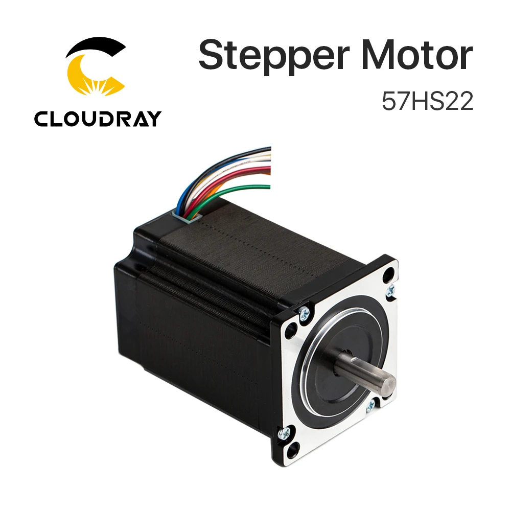 Leadshine двухфазный шаговый двигатель 57HS22 NEMA23 5.6A Длина 81 мм вал 8 мм|2 phase stepper motor|stepper