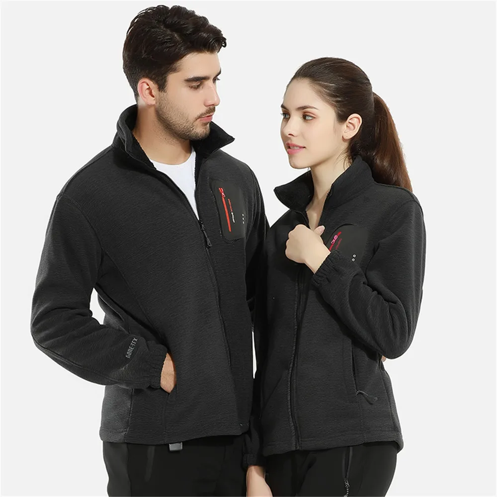 Новинка парные флисовые походные износостойкие куртки Мужская осенне зимняя