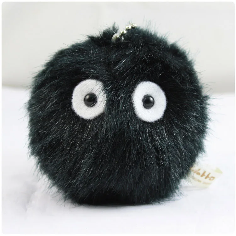 7 см с анимационным персонажем сажи плюшевые мягкие Kawaii Тоторо плюшевый брелок