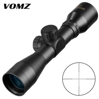 vomz hunting optics 4x32 airsoft rifle scope sight with rail mount telescope binoculars luneta para rifle airsoft pocket mirro