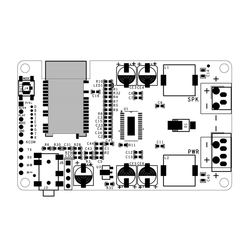 AIYIMA TPA3110 Bluetooth 5 0 усилитель платы 30 Вт моно звук Amplificador TWS AUX Sup порт вызова Серийный