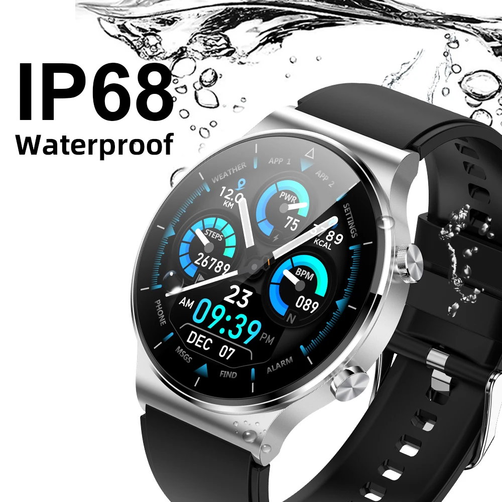 Смарт-часы LYKRY M2 водонепроницаемые экран 1 3 дюйма Bluetooth IP68 330 мАч | Электроника