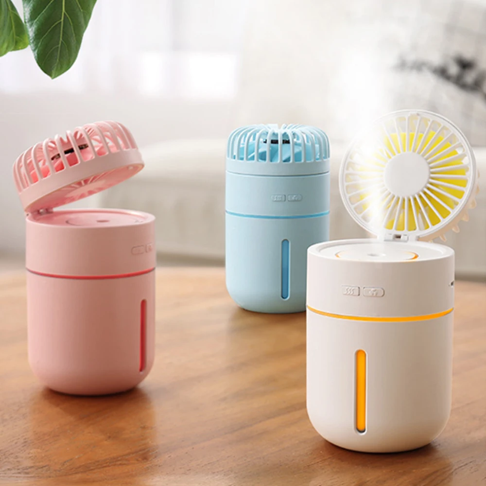 USB маленький вентилятор Беспроводная зарядка портативный распылитель
