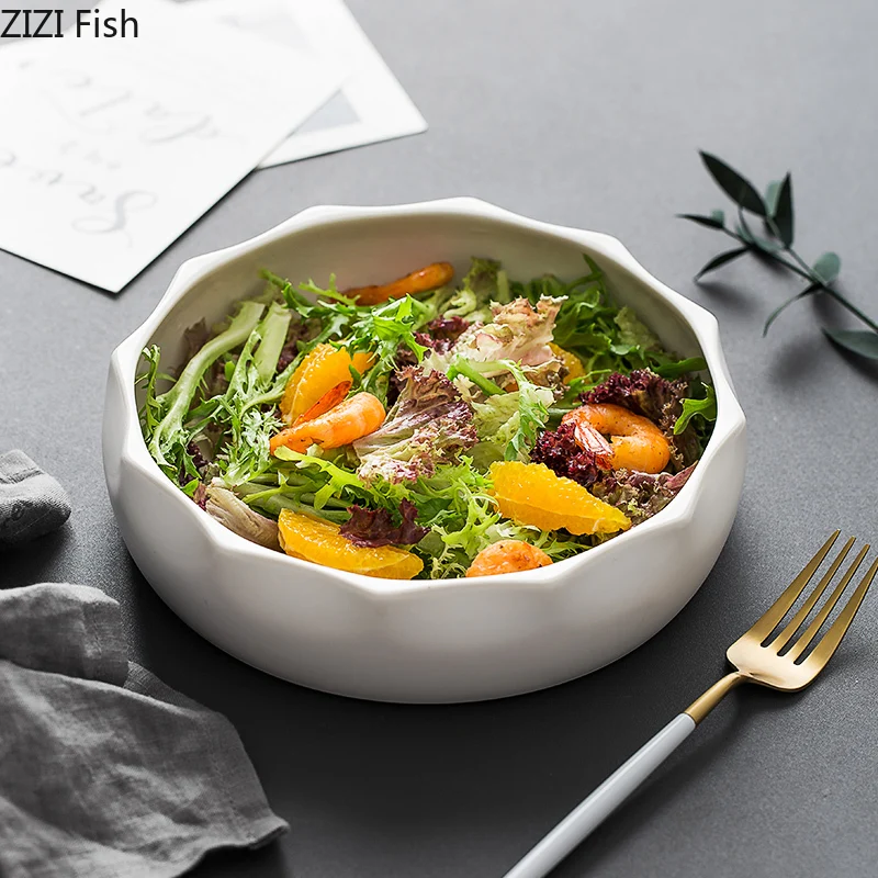 Креативная многоугольная керамическая посуда в европейском стиле блюдо