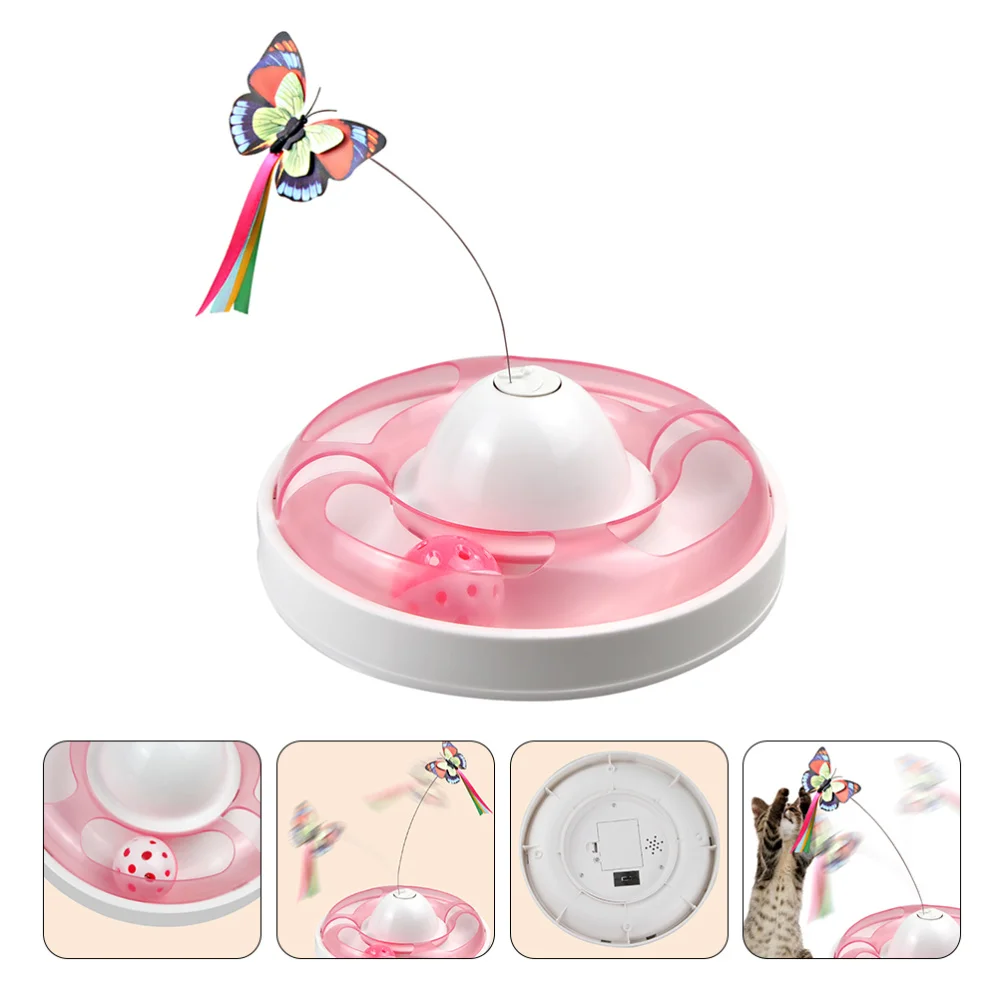 

Electric Cat Stick Automatic Rotating Interactive Pet Cats Toys