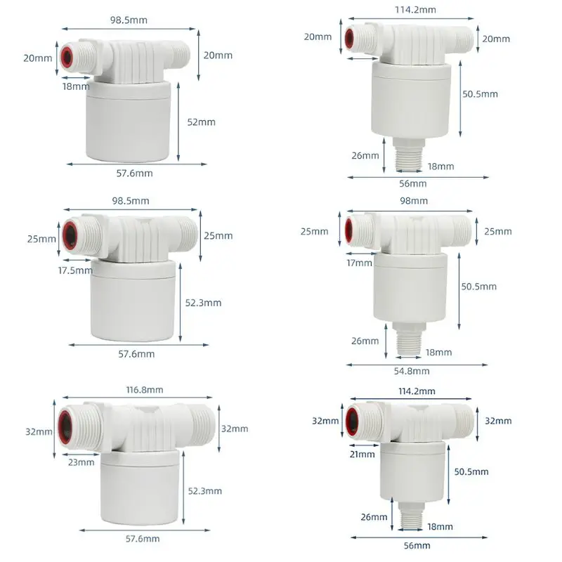 

1/2" 3/4" 1" Automatic Water Level Control Valve Water Tower Tank Floating Ball Valve Controller