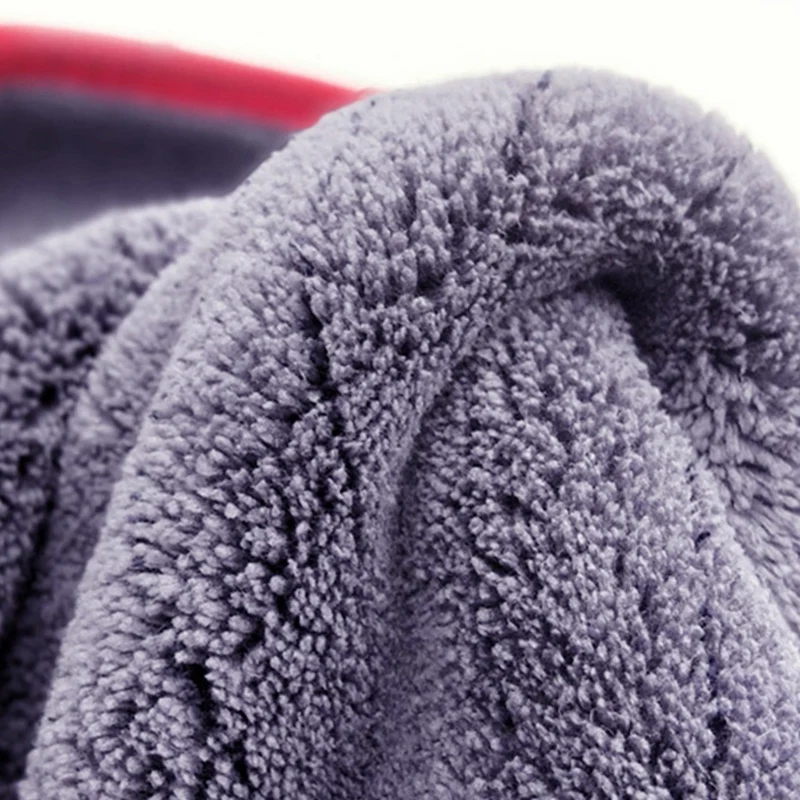 

NEW-1000GSM 90X60Cm Large Size Thick Plush Microfiber Towel Car Wash Clean Cloths Microfibre Wax Polishing Detailing Towel Absor