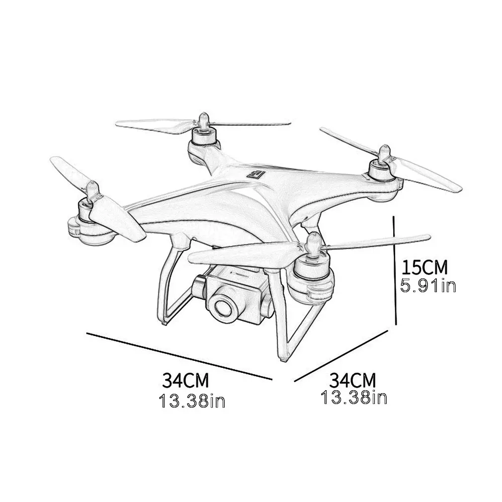 

Practical Stable LSRC-L5 UAV High Precision Quadcopter Height Display Battery Display 4K Smart Quadcopter