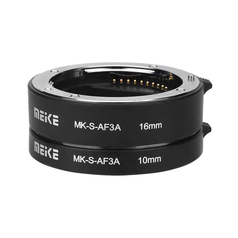 Meike MK S AF3A Удлинительное макрокольцо для автоматического 10 мм 16 Sony E Mount DSLR камер FE