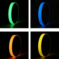 glow tape safety sticker removable luminous tape fluorescent self adhesive noctilucent night warning tape