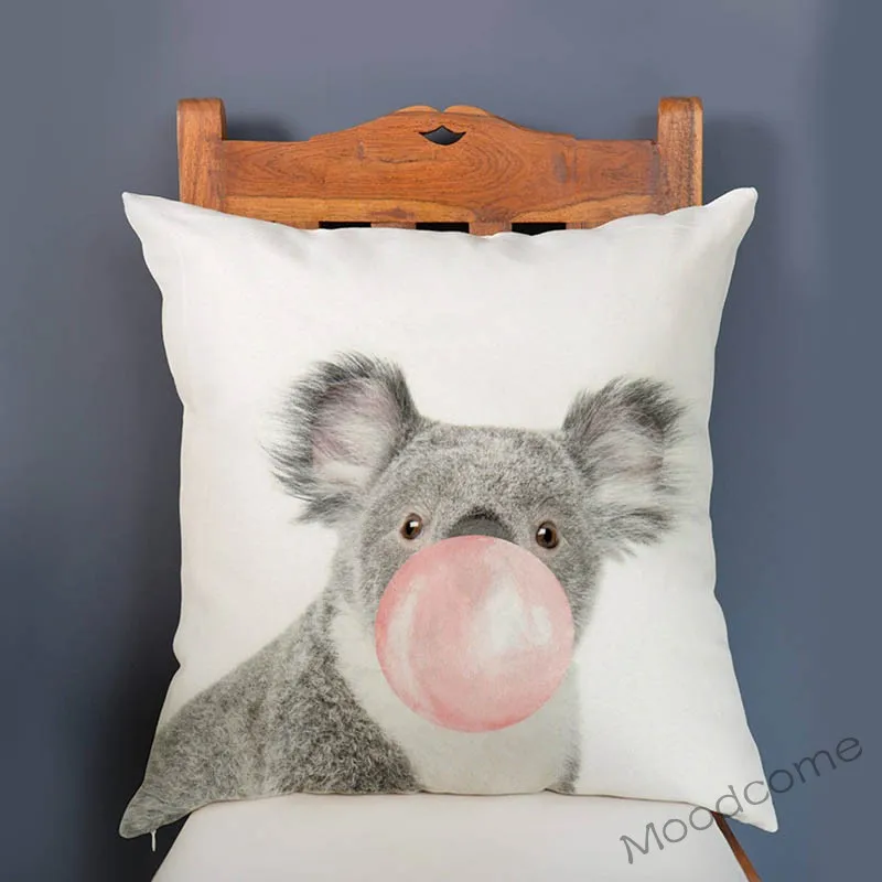 Супермягкий Бархатный Чехол для подушки детский Декор жевательная резинка