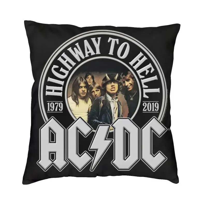 

Personalized Luxury AC DC Cushion Cover for Sofa Velvet Australian Blues Rock Throw Pillow Case Home Decorative Pillowcase
