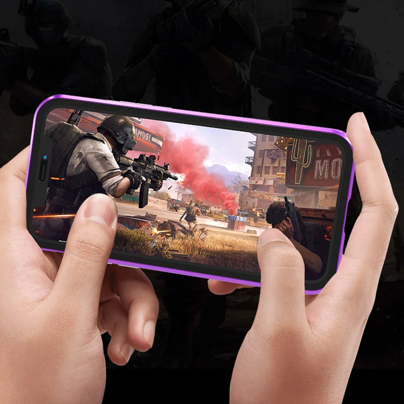 Магнитный чехол для iphone 11 Pro Max полная защитная Броня ударопрочный металлический