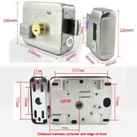 rfid reader electronic lcok rfid door lock mechanical key id tag phone remote control ewelink video intercom home gate opener