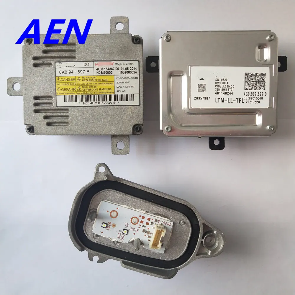 OEM 4G0907697D для Audi Q5 светодиодный DRL дневные ходовые модули 8R0941475B HID балласт комплект блок управления компьютер 8K0941597B 8R0941476B