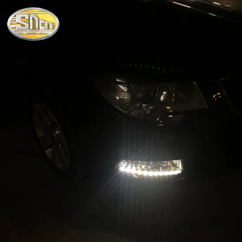 Для Skoda Superb 2010 2013 Супер Яркость Водонепроницаемый ABS дневные ходовые огни 12В