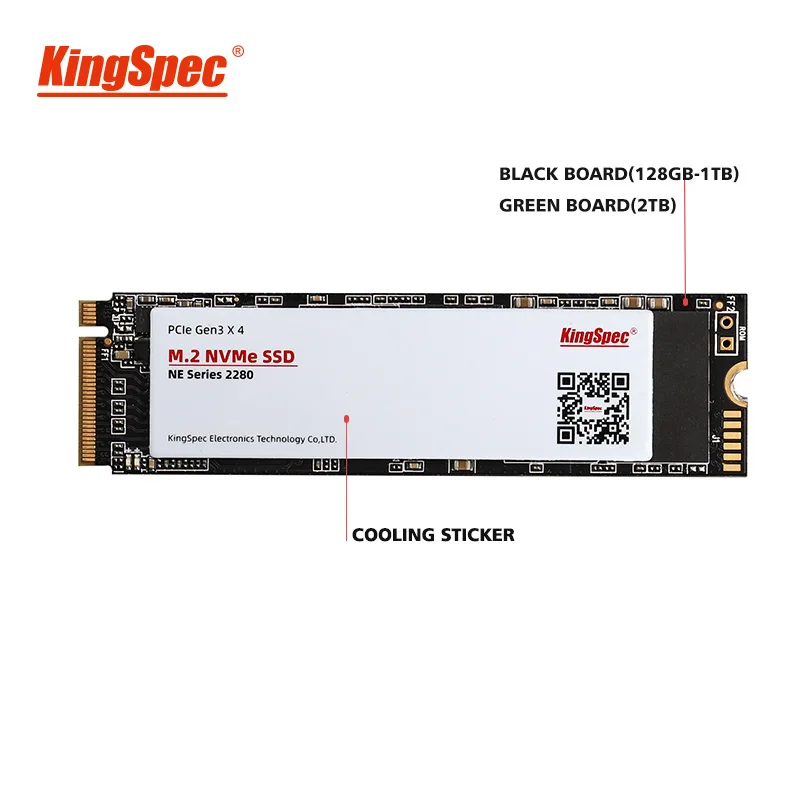 KingSpec M2 PCIe 120 ГБ SSD M.2 128 Гб NVMe 2280 мм HDD для ноутбука настольного компьютера