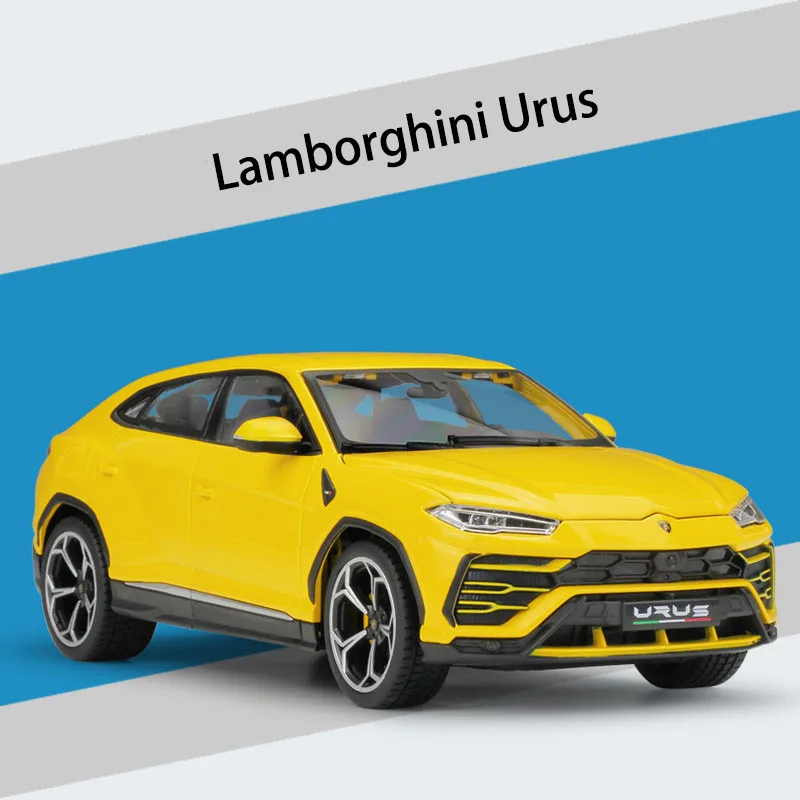 Bburago литая модель автомобиля 1:18 SUV Urus внедорожный металлический сплав Высокая имитационная машина с базой Игрушки для мальчиков подарки для мальчиков
