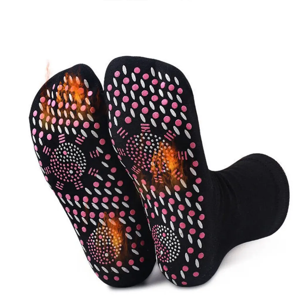 

Self-heating Foot Massage Socks Magnetic Therapy Health Socks Autumn And Winter Intense Spot Fever Applicable For Women Men
