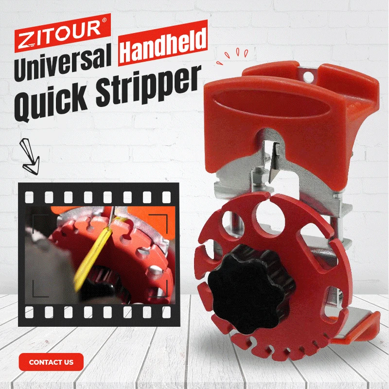 Zitour® Universal Handheld Quick Stripper Electric Wire Demolisher Portable Stripper Multi-Tool Crimping Tools Wire Cable Cutter