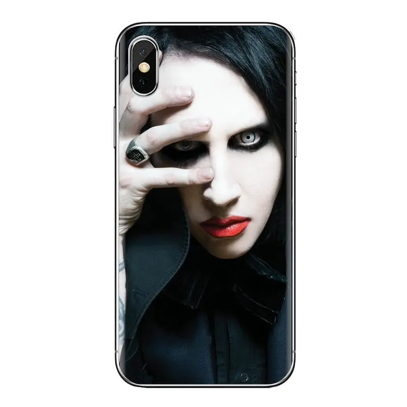 Мягкие прозрачные чехлы в виде ракушки Marilyn manson Art для Xiaomi Redmi 4 3 3S Pro mi 4i 4C 5 5s Max Note 2 |