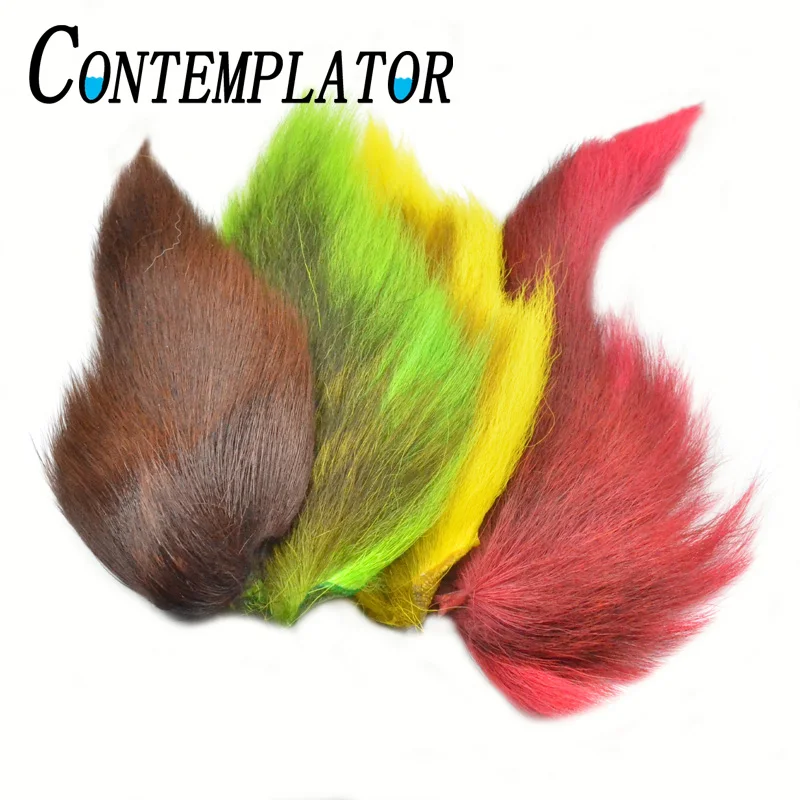 CONTEMPLATOR 5 дополнительных Цвета мушек Bucktail растяжки обманщиков бас джиг материалов