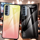 Роскошный чехол с градиентным стеклом для Oppo Reno 7 4z 5g 6 Pro + Plus 4 SE 3 4g 7pro 6pro Reno 5 Lite 6 7 SE Reno7 Find X3 Pro Neo чехол для телефона чехол