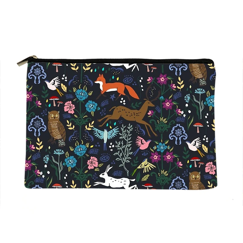 

Женская косметичка с рисунком Мистик леса, Модный женский органайзер для косметики, сумка для путешествий, красочная сумка для хранения, же...