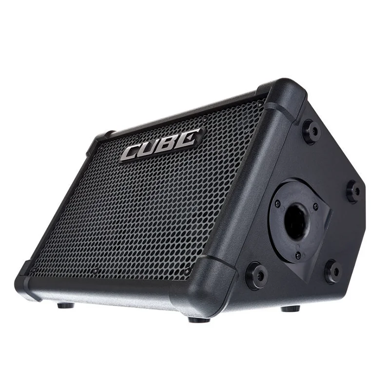 roland cube straße ex verstärker für akustische elektrische gitarre und busking batterie powered 50 watt stereo verstärker lautspr