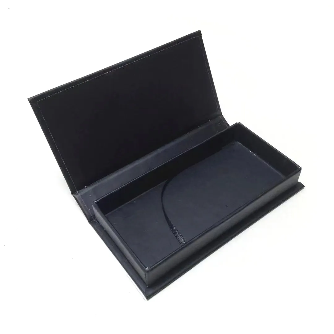

Wholesale Eyelash Packaging Box White & Black Color Lash Boxes Packaging Custom logo Mink Eyelashes Package Storage Case Vendors
